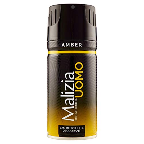Malizia Eau de Toilette Deodorant Amber Yellow 150ml - Beauté & Parfums Amazon Allemagne à 2.25€