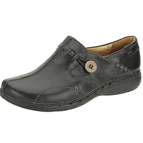 Clarks Un Loop, Mocasines Mujer, Negro (Black Leather)... - Amazon Espagne à 41.84€