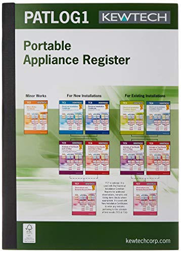 Kewtech PATLOG1 PAT-Test, A4 Logbuch - Deal Amazon à 6.22€