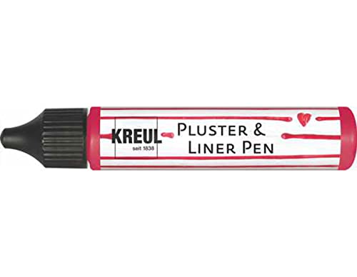 KREUL 49808 - Pluster und Liner Pen rubinrot, 29 ml... - Maison & Cuisine Amazon Allemagne à 3.65€