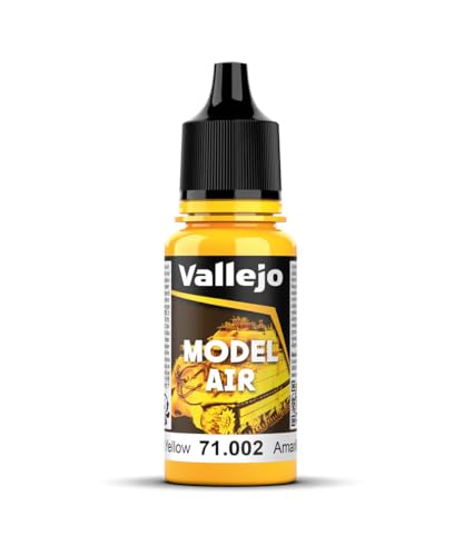 Vallejo Model Air Flacon de peinture acrylique 17 ml jaune en promo à 3,16€ (-64%) sur Amazon FR