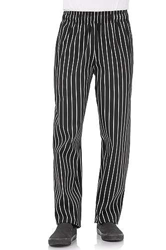 Chef Works A940-S Easyfit Hose, gestreift, klein... - Jardin & Extérieur Amazon Allemagne à 16.79€