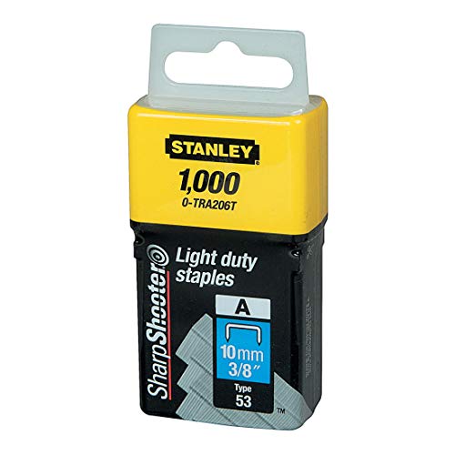 STANLEY 1-TRA206T Agrafe 10 mm Type A Boîte 1000 pièces - Bricolage & Outils en promo à 3.90€