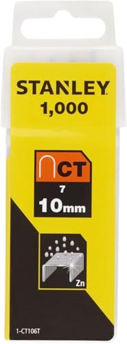 STANLEY 1-CT106T Agrafe cavalier 10 mm Type 7 Boîte 1000... - Bricolage & Outils en promo à 3.90€