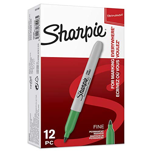SHARPIE Lot de marqueurs permanents à pointe fine marqueur... - Fournitures Bureau Amazon France à 3.49€