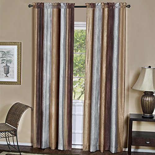 Ombre Panel Light Filtering Semi-Sheer Window Curtain - 84... - Amazon Royaume-Uni à 7.58€
