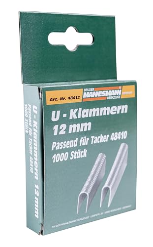 Brueder Mannesmann M48412 U-Shaped Spare Staples by Brueder... - Jouets & Jeux Amazon France à 2.49€