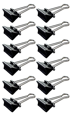 MAUL 21316-90 Foldback-Klammer, schwarz, (B)16 mm... - Fournitures Bureau en promo à 1.00€