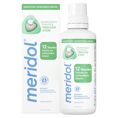 meridol SICHERER ATEM Mundspülung, 400 ml - Santé & Bien-être Amazon France à 4.49€
