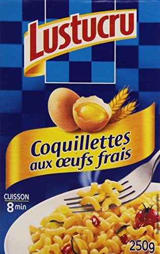 Lustucru Coquillettes aux OEufs Frais le Paquet 250g - Épicerie Amazon France à 1.15€