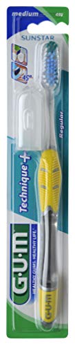 Gum technique+ brosse à dents medium normale 492 - Beauté & Parfums Amazon France à 2.00€