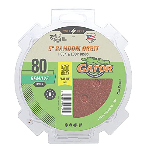 Gator 4344 - Discos de lija de óxido de aluminio grano 80... - Amazon Espagne à 5.67€