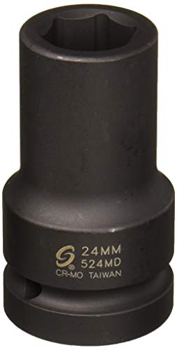 Sunex 524 MD 2,54 cm unidad 24 mm de vaso de impacto... - Nouvelle promo Amazon à 5.81€