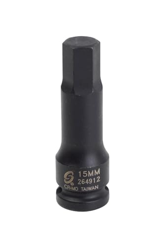 SUNEX 264912 1/5,1 cm Drive 15-mm hexagonale Douille à... en promo à 11,90€ (-57%) sur Amazon FR