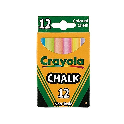Crayola Chalk For Blackboards And Paper Assorted Colors - Loisirs Créatifs Amazon Royaume-Uni à 1.46€
