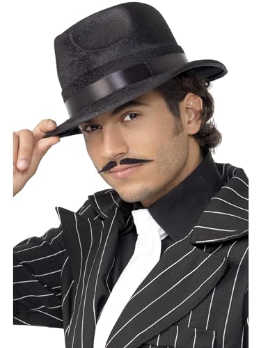 Smiffys Borsalino indestructible, noir, avec bande de soie... - Auto & Moto Amazon France à 2.39€