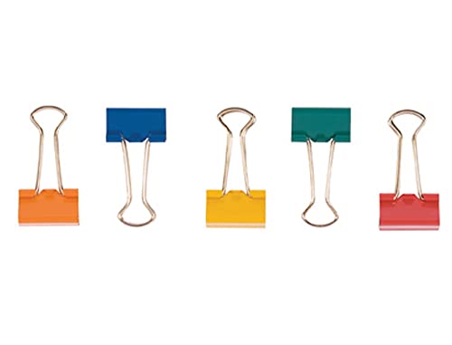 Q-Connect Clip pieghevoli assortite, 32 mm, confezione da 10 - Bon plan à 2.23€
