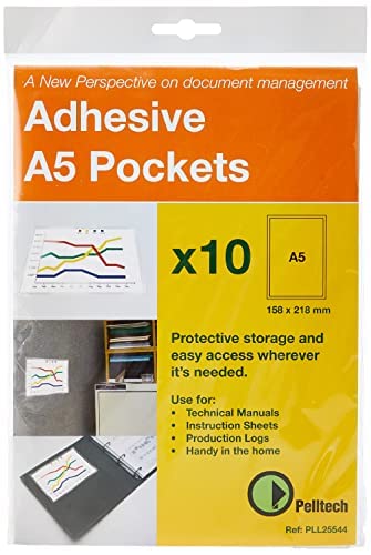 Pelltech Maxi Pocket A5 (Pack of 10) PLL25544 - Fournitures Bureau Amazon Royaume-Uni à 4.95€