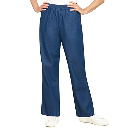 Alfred Dunner Medio Longitud pantalón de Mujer - Azul - - Maison & Cuisine en promo à 27.47€