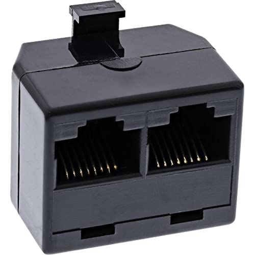InLine 69934 adaptador de cable 2xRJ45 RJ45 Negro... - High-Tech & Électronique en promo à 5.60€