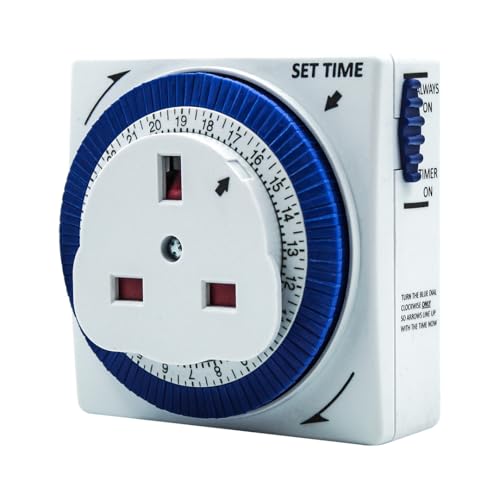 Uni- Com 24 Hour Plug-in Segment Timer Switch, Energy... - Maison & Cuisine en promo à 2.99€