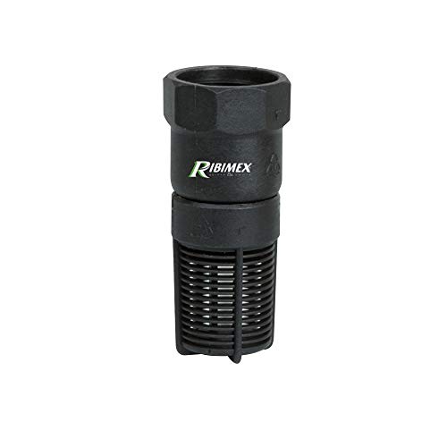 Ribimex PRVF35 Valvola di Fondo in Plastica 1", Nero, 10 x... - Bon plan à 3.43€