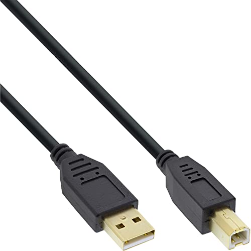 InLine 34503S - Cable USB 2.0 (0,3 m), color negro - Tech & Electronics Amazon Spain à 4.99€