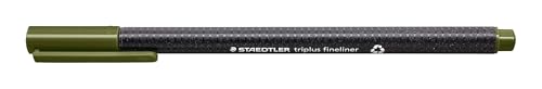 STAEDTLER penne verde oliva Triplus fineliner, punta fine... - Mode & Vêtements Amazon Italie à 12.00€