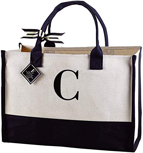 Mud Pie 501103 C-Initial Bolsa de lona - Amazon Spain à 5.99€
