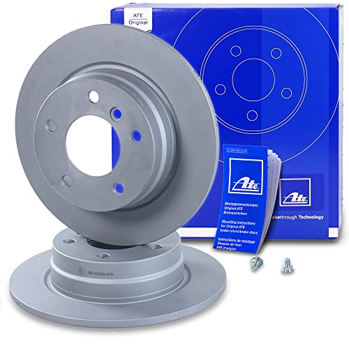 ATE 2x Bremsscheibe Hinterachse Voll 24.0110-0202.1 - Bricolage & Outils en promo à 44.82€
