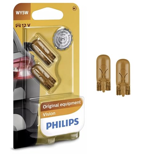 Philips Vision Wy5W, Lampe De Signalisation, Blister De 2 - Maison & Cuisine Amazon France à 3.50€
