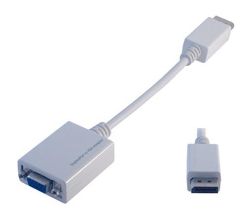 MCL CG-294C Adaptador de Cable Displayport M VGA FM Blanco... - High-Tech & Électronique Amazon Espagne à 12.14€