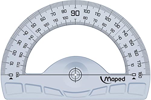 Maped 242180 transportador Semicircular De plástico - Regla... - Sports & Fitness Amazon Spain à 0.66€