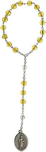 StealStreet Saint Dymphna Deluxe Chaplet mit Topas-Perlen - Maison & Cuisine Amazon Allemagne à 24.22€