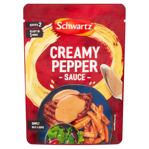 Schwartz Creamy Pepper Sauce, 170g - Beauté & Parfums Amazon Royaume-Uni à 1.59€