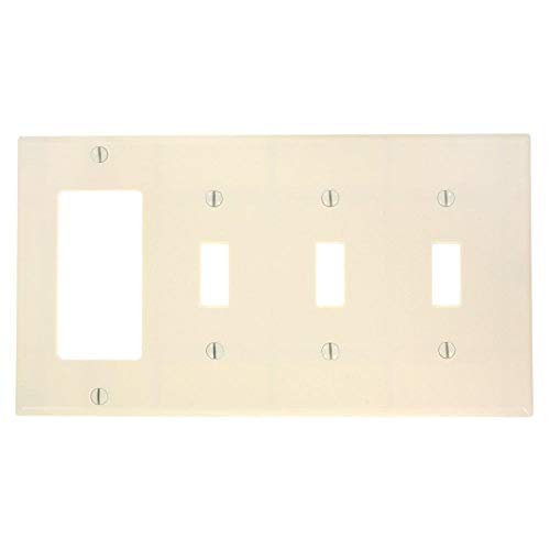 Leviton 4-Gang 3-Toggle 1-Decora/GFCI Device Combination... - Maison & Cuisine en promo à 8.70€