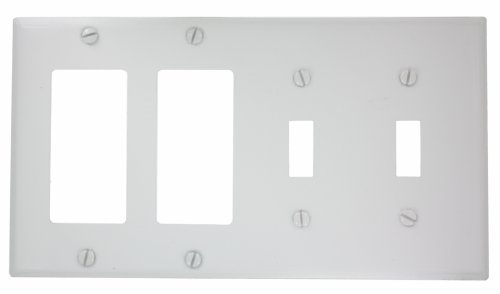 Leviton P2262-W 4-Gang 2-Toggle Decora/GFCI Piastra a muro... - Beauté & Parfums Amazon Italie à 22.66€