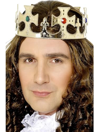 Smiffys Couronne de bijoux du roi, or - Toys & Games Amazon France à 2.83€