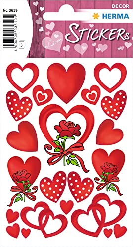 Herma Love - Pegatinas autoadhesivas con motivos de amor... - Auto & Motorcycle Amazon Spain à 3.14€