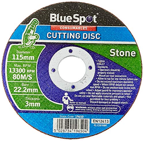 Blue Spot Steintrennscheibe, 11,4 cm, Siliziumkarbid, Blau... - Maison & Cuisine Amazon Allemagne à 3.82€