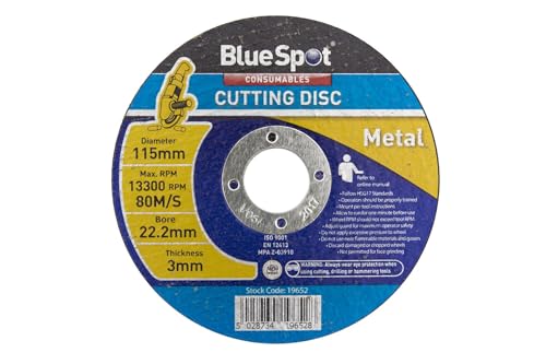 Bluespot 115mm (4.5") Metal Cutting Disc - Home & Kitchen Amazon UK à 2.21€