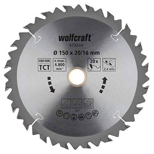 wolfcraft 6732000 1 Lame de Scie Circulaire Ø 150 mm, Ct... en promo à 16,49€ (-42%) sur Amazon FR