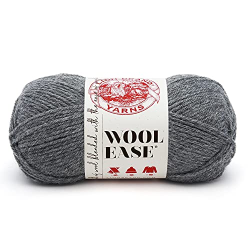 Lion Brand Yarn Garn Wool-Ease Oxford Grey - Home & Kitchen Amazon Germany à 10.88€