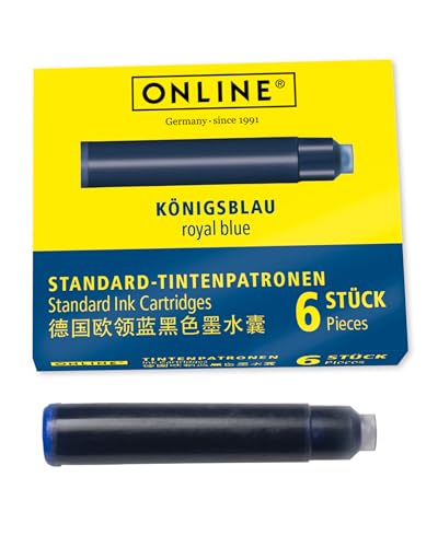 ONLINE 6x Recharges d'encre pour stylos-plumes I compatible... en promo à 0,75€ (-36%) sur Amazon FR