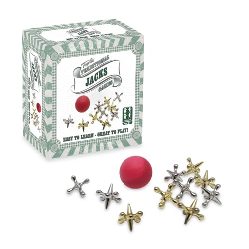 Toyrific Classic Jacks Game Set with Ball and Bag, Fun... - Jouets & Jeux en promo à 2.49€