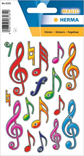 HERMA 6181 Pegatinas Música con purpurina, 17 unidades... - Jouets & Jeux Amazon Espagne à 3.14€