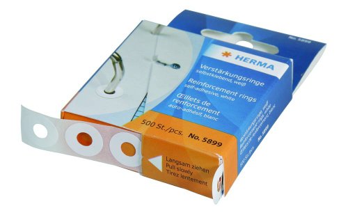 Herma 5899 Anillos de refuerzo en rollo, 12 mm de diámetro... - Auto & Moto en promo à 4.28€