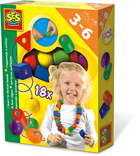 SES Creative 14808 J'apprends à enfiler - jouet de... - Jouets & Jeux Amazon France à 8.50€