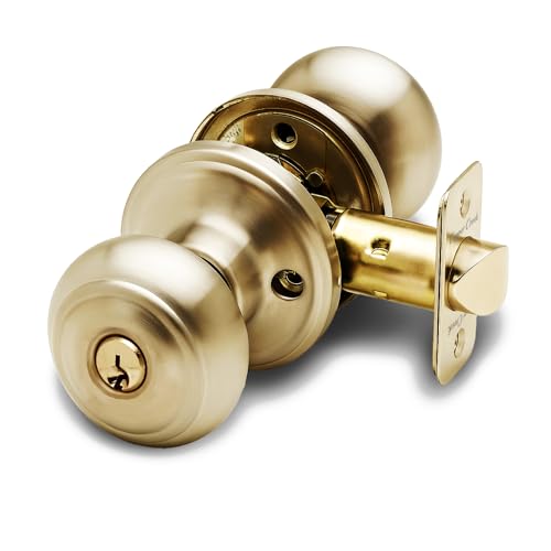 Copper Creek CK2040PB Colonial Entry Door Knob - Maison & Cuisine Amazon Royaume-Uni à 7.76€