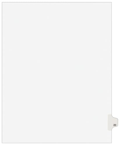Avery 01023 Divider – White Paper Dividers, Letter, White... - Fournitures Bureau Amazon Royaume-Uni à 6.06€